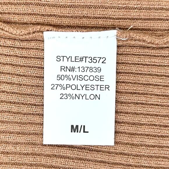 Modern Citizen Camel Knit Crewneck Sweater Top - Picture 6 of 6